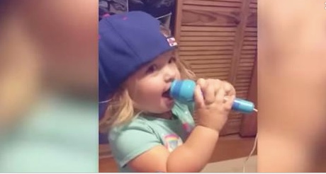 Toddler’s Adorable Performance Of The Star-Spangled Banner In Her Own Language Goes Viral