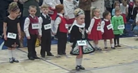 3-Year-Old Anxiously Waits Onstage. Her Irish Dance Moves Have Won The Hearts of Millions