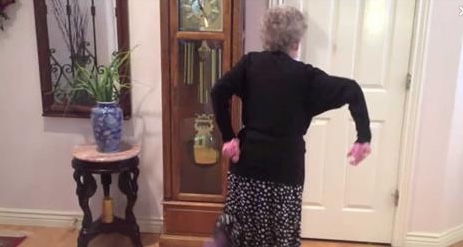 90-Year-Old Grandma Is Blind And Deaf – Turns Around For Dance With Grandson No One Will Forget