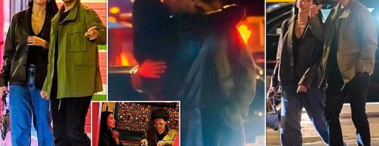 Pop Star Dua Lipa and Trevor Noah are seen Kissing after dinner in NYC