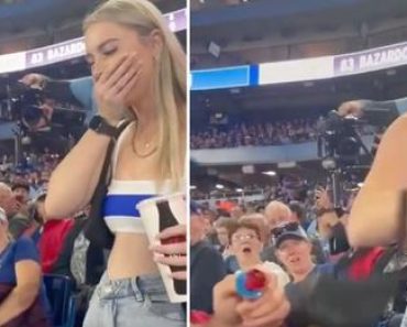 Man slapped after proposing with Ring Pop at baseball game